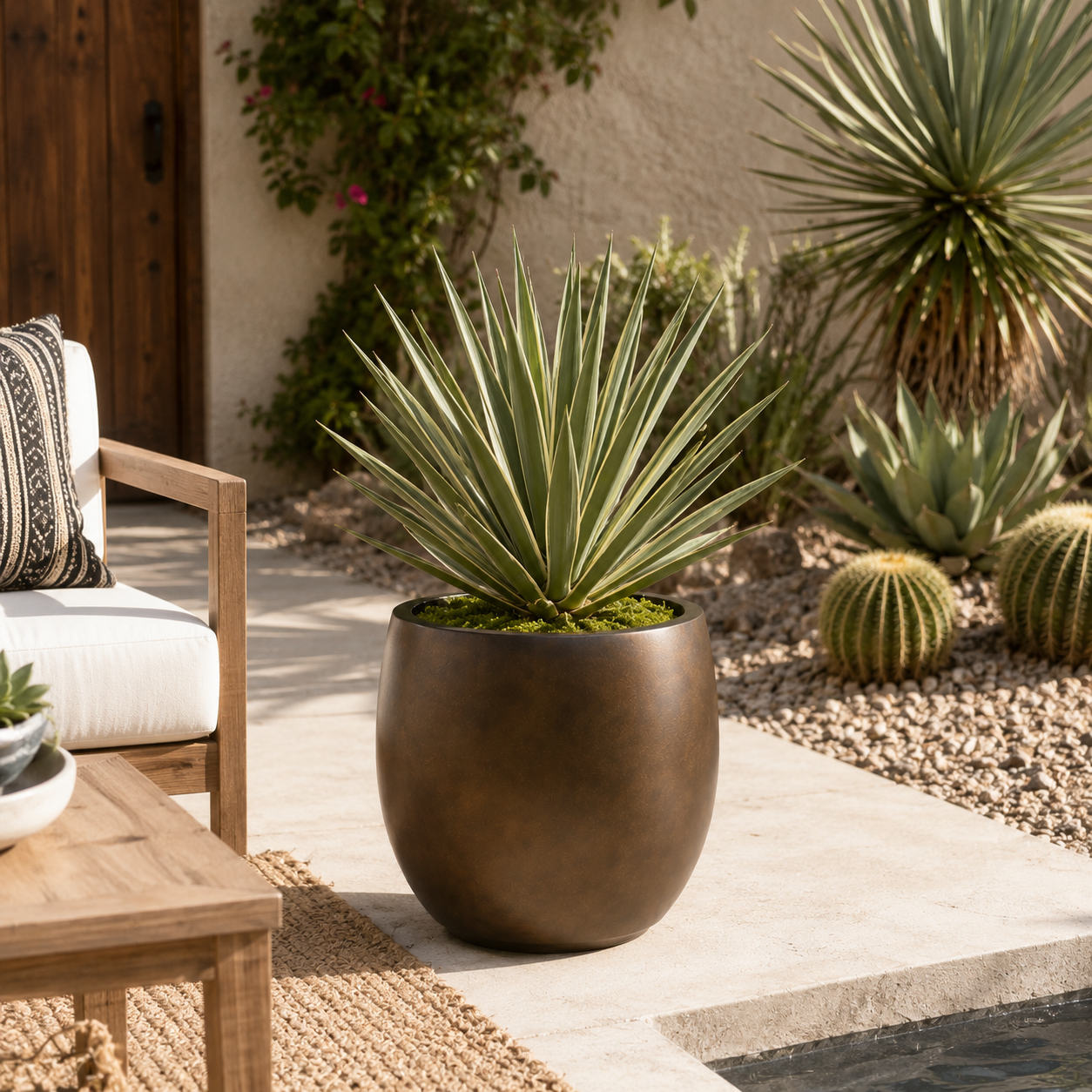 Tara Small Outdoor Planter