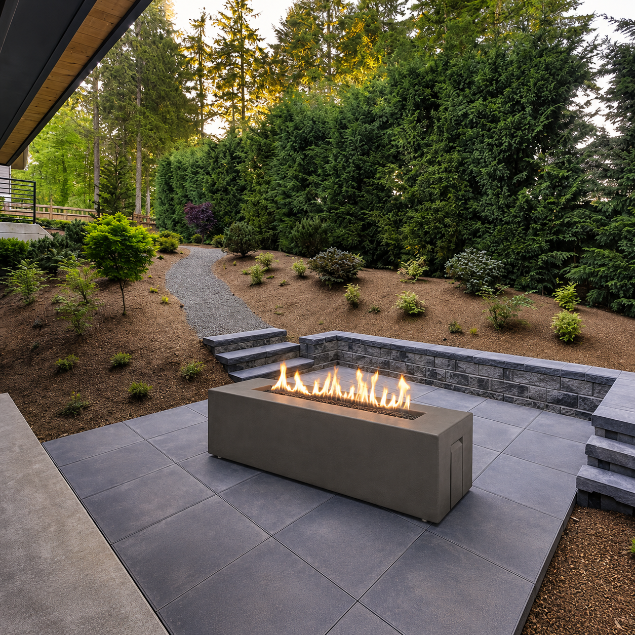 Perla Liquid Propane Table Fire Pit