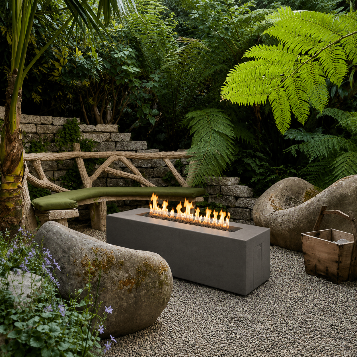 Perla Liquid Propane Table Fire Pit