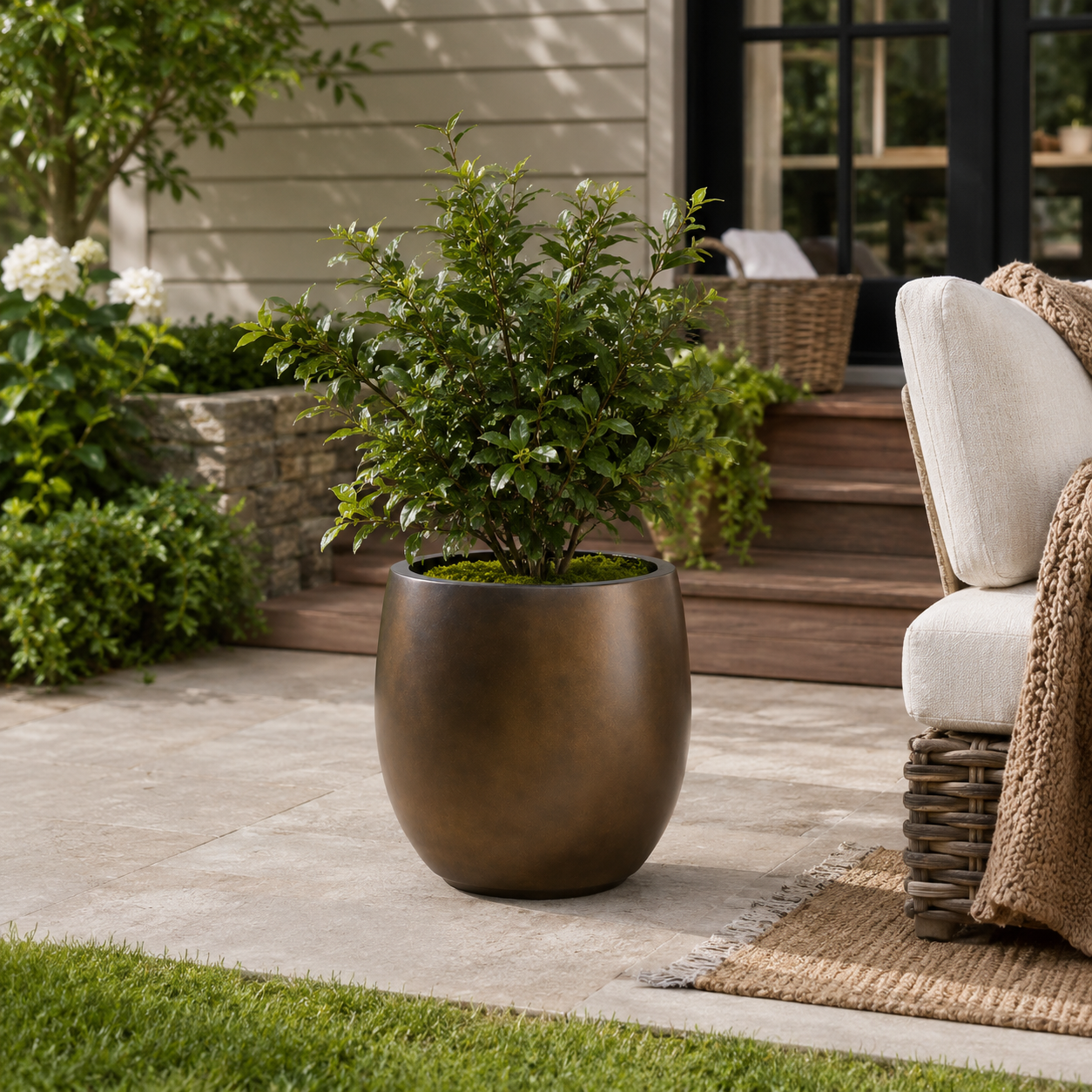 Tara Small Outdoor Planter