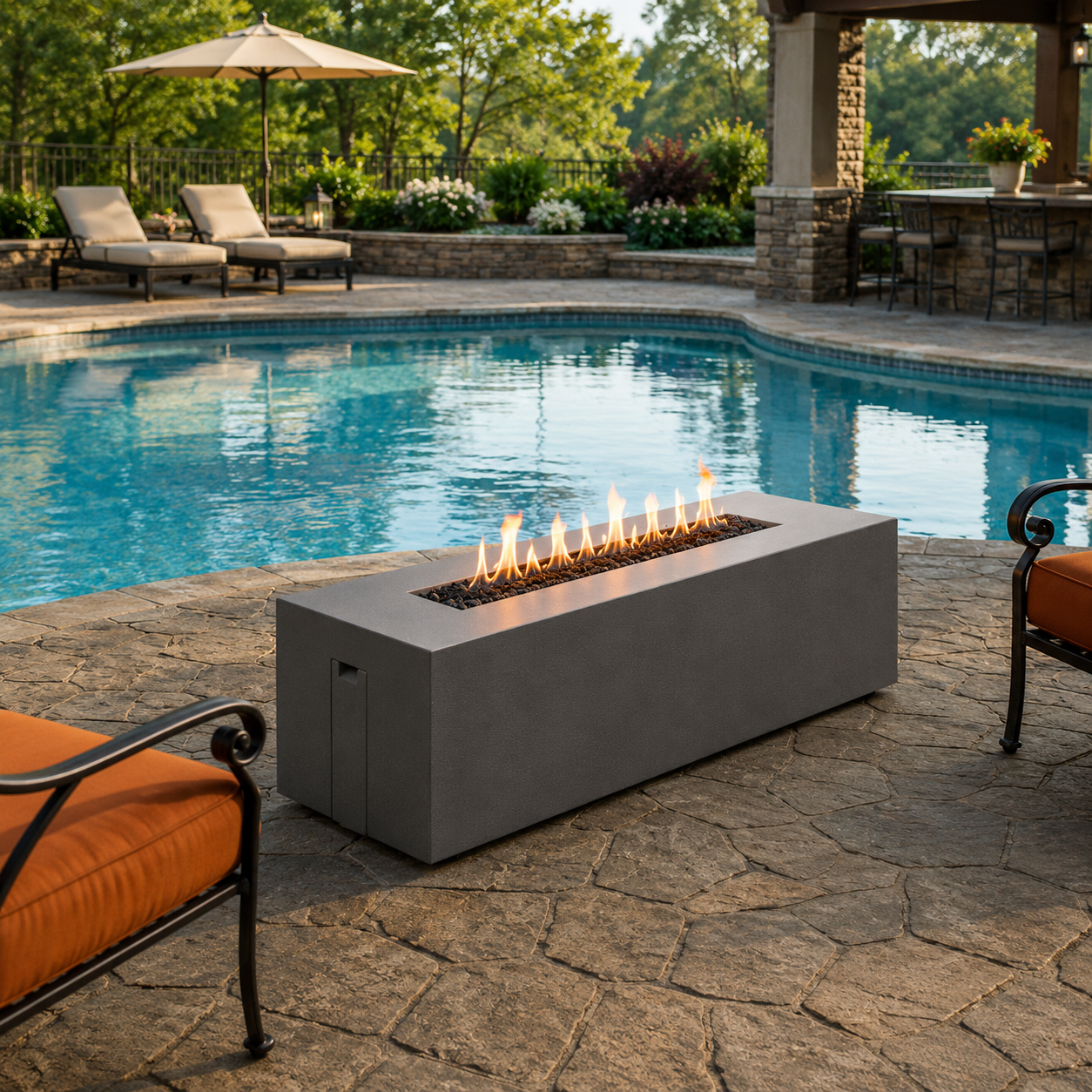 Perla Liquid Propane Table Fire Pit