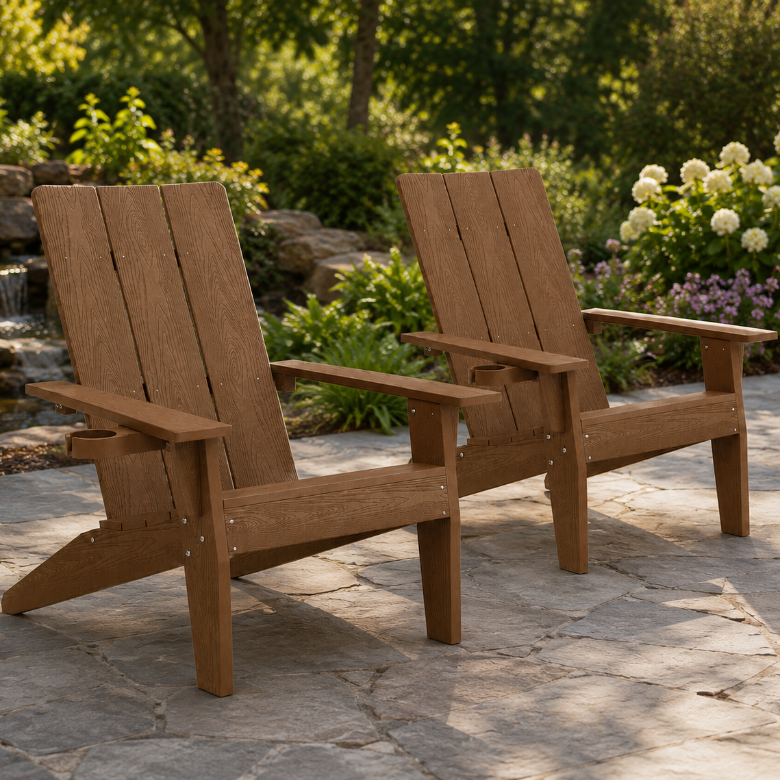 Zola 2-Set Modern Adirondack Chairs